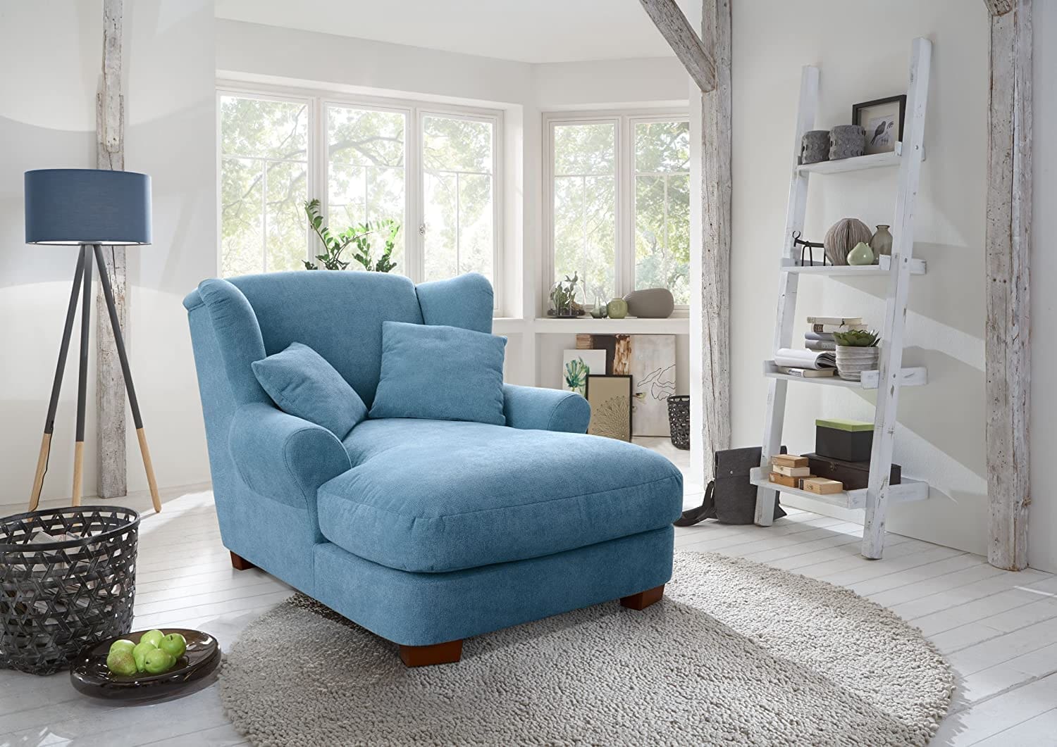 zu Welt die schöner Blau Design Sessel machen um - XXL